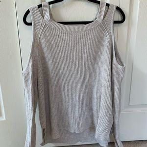Hollister shoulder cut out sweater
